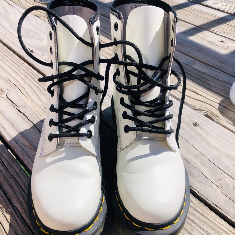 White doc marten!